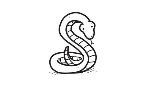 蛇圖畫 看的部首